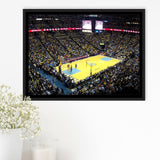 Pepsi Center Nuggets, Stadium Canvas, Sport Art, Gift for him, Framed Canvas Prints Wall Art Decor, Framed Picture