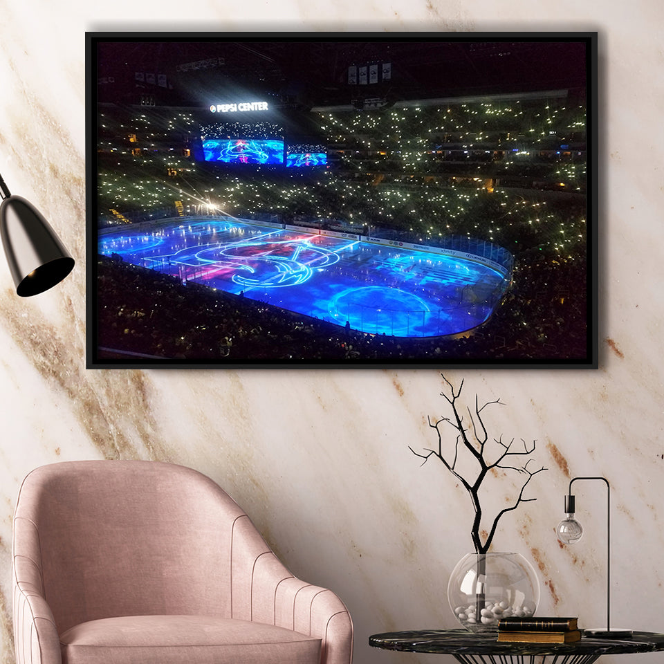 Pepsi Center, Stadium Canvas, Sport Art, Gift for him, Framed Canvas Prints Wall Art Decor, Framed Picture