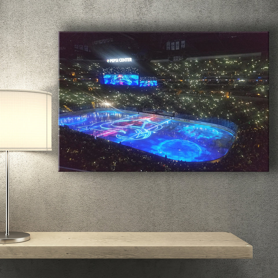 Pepsi Center, Stadium Canvas, Sport Art, Gift for him, Fan Gift, Canvas Prints Wall Art Decor