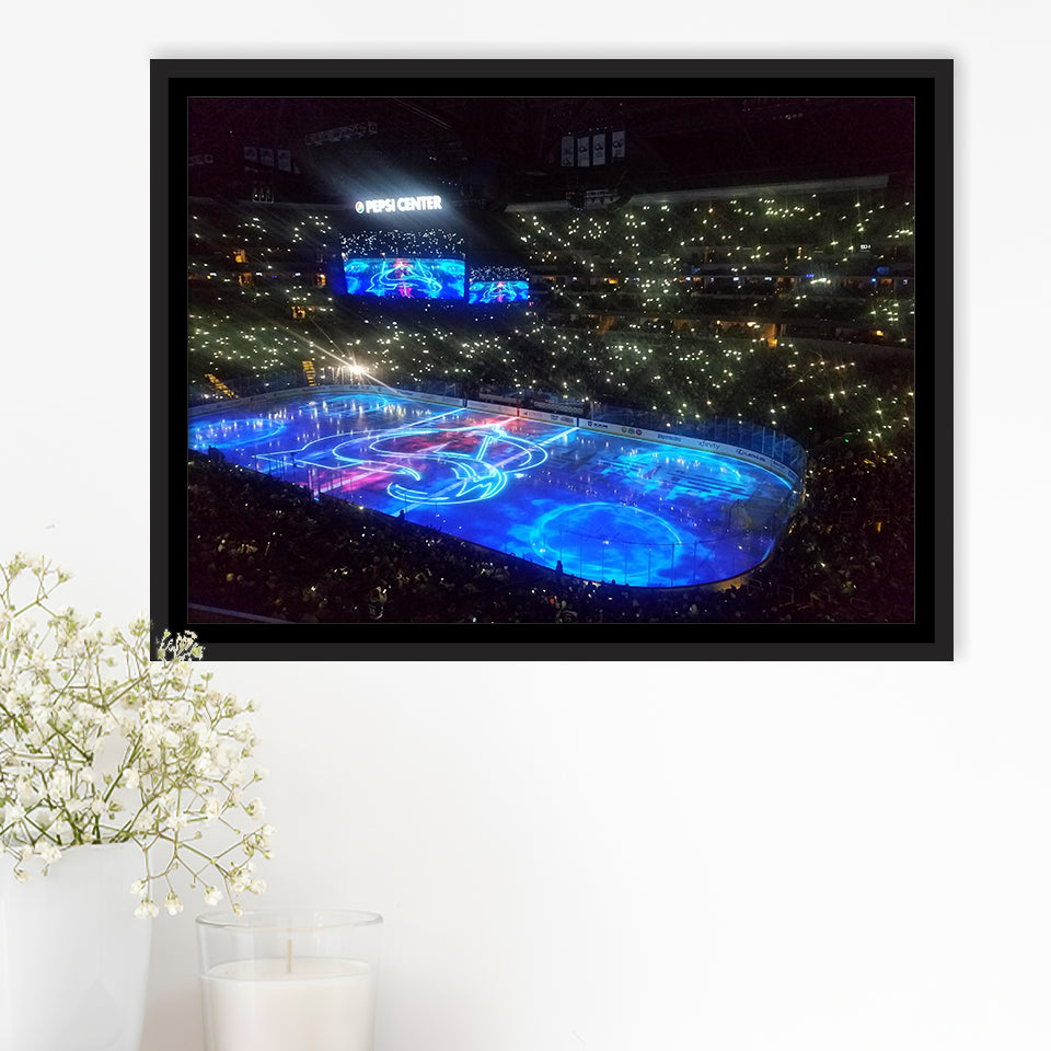 Pepsi Center, Stadium Canvas, Sport Art, Gift for him, Framed Canvas Prints Wall Art Decor, Framed Picture