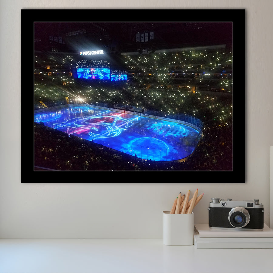 Pepsi Center, Stadium Canvas, Sport Art, Gift for him, Framed Art Prints Wall Art Decor, Framed Picture