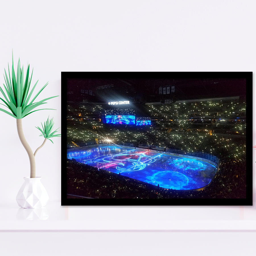 Pepsi Center, Stadium Canvas, Sport Art, Gift for him, Framed Art Prints Wall Art Decor, Framed Picture