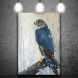 Peregrine Falcon Painting Style Canvas Prints Wall Art, Home Living Room Decor, Large Canvas