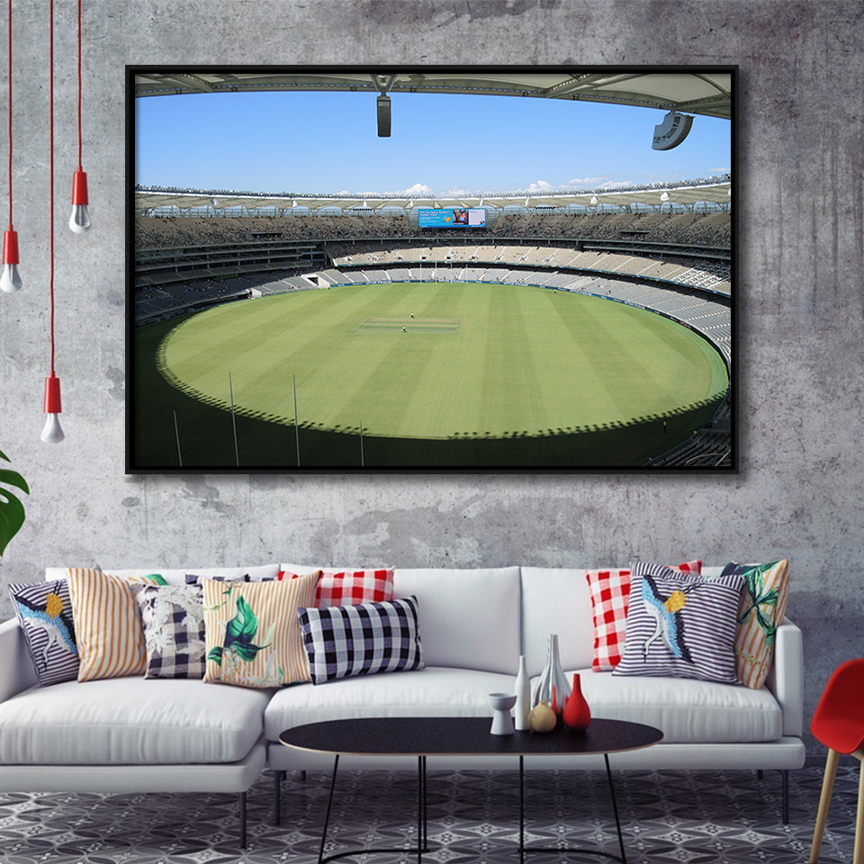 Perth New Stadium, Stadium Canvas, Sport Art, Gift for him, Framed Canvas Prints Wall Art Decor, Framed Picture