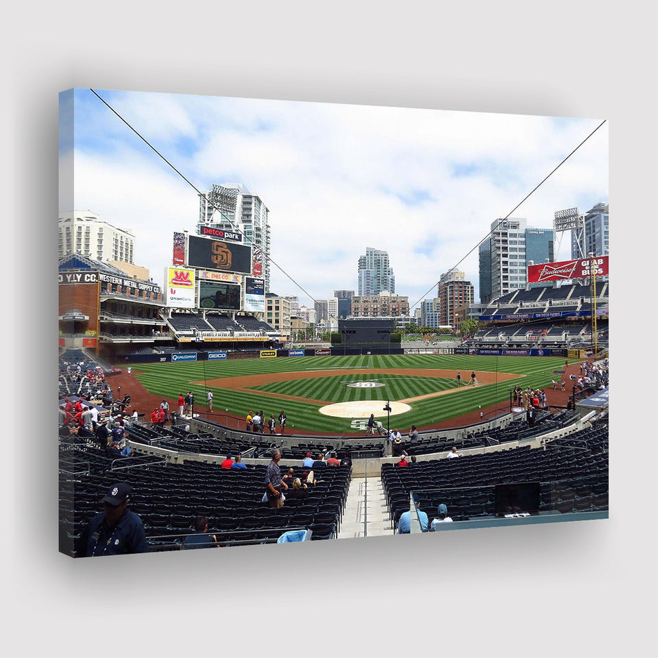 Petco Park Stadium Canvas Prints San Diego Padres Wall Art,Sport Stadium Art Prints, Fan Gift, Wall Decor