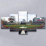 Petco Park Stadium Canvas Prints San Diego Padres Wall Art,Multi Panels,Sport Stadium Art Prints, Fan Gift