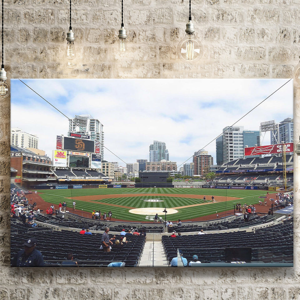 Petco Park Stadium Canvas Prints San Diego Padres Wall Art,Sport Stadium Art Prints, Fan Gift, Wall Decor