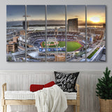 Petco Park San Diego California, Stadium Canvas, Sport Art, Gift for him, Multi Panels B, Canvas Prints Wall Art Decor