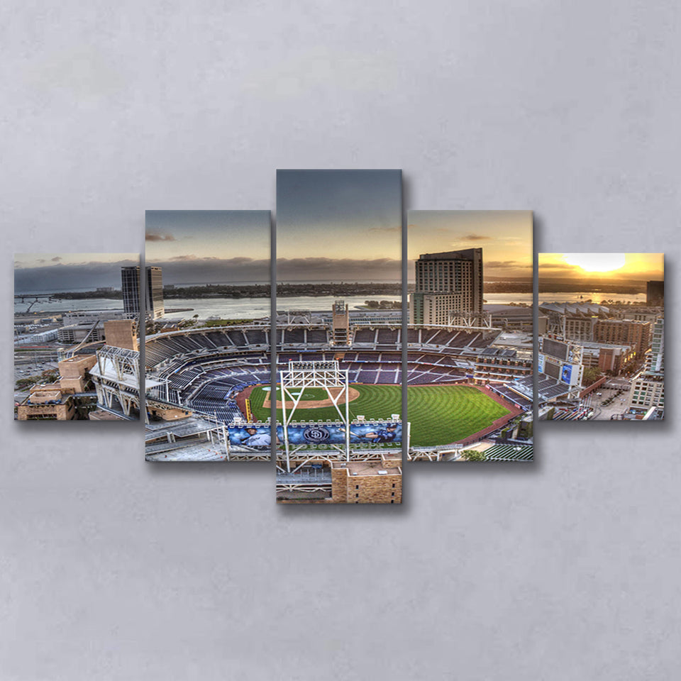 Petco Park San Diego California, Stadium Canvas, Sport Art, Large Canvas, Multi Panels, Canvas Prints Wall Art Decor