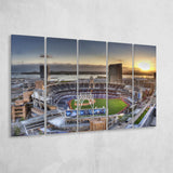 Petco Park San Diego California, Stadium Canvas, Sport Art, Gift for him, Multi Panels B, Canvas Prints Wall Art Decor