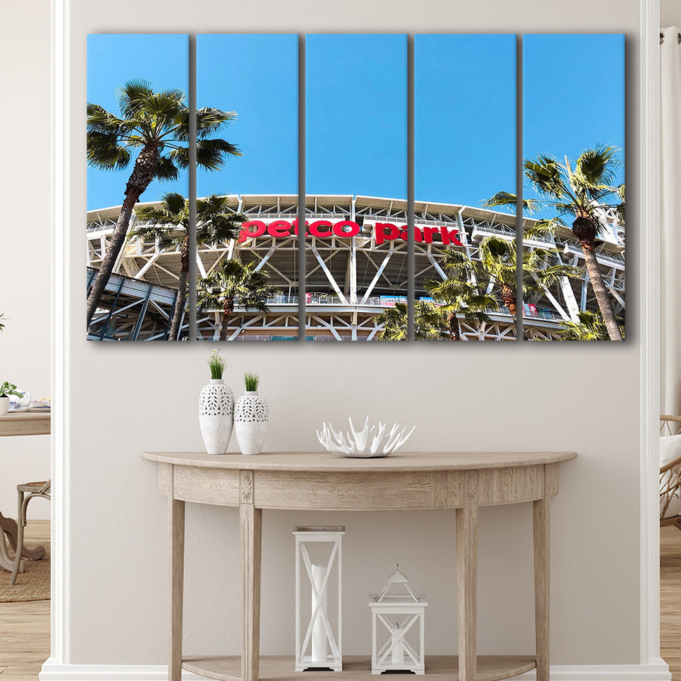 Petco Park Stadium Canvas Prints San Diego Padres,Multi Panels B,Sport Stadium Art Prints, Fan Gift