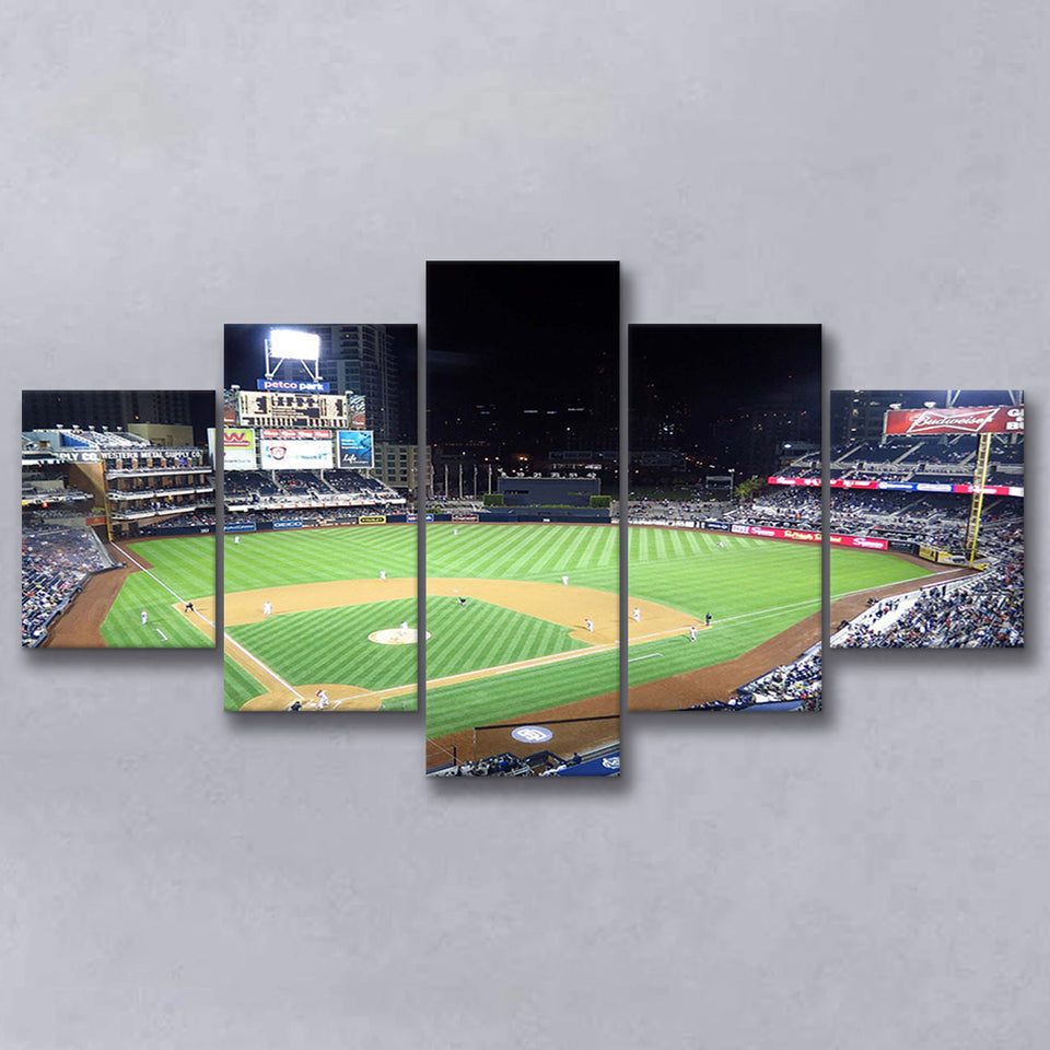 Petco Park Stadium Canvas Prints San Diego Padres Stadium,Multi Panels,Sport Stadium Art Prints, Fan Gift