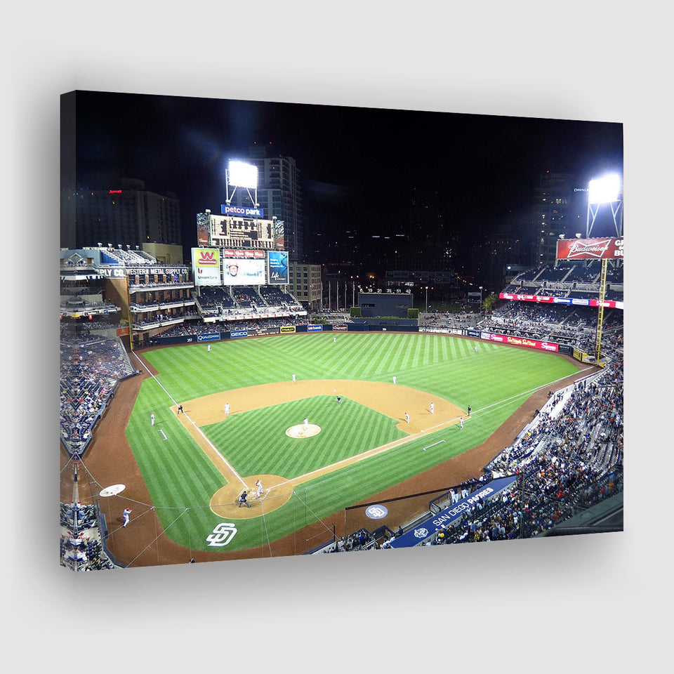 Petco Park Stadium Canvas Prints San Diego Padres Stadium,Sport Stadium Art Prints, Fan Gift, Wall Decor