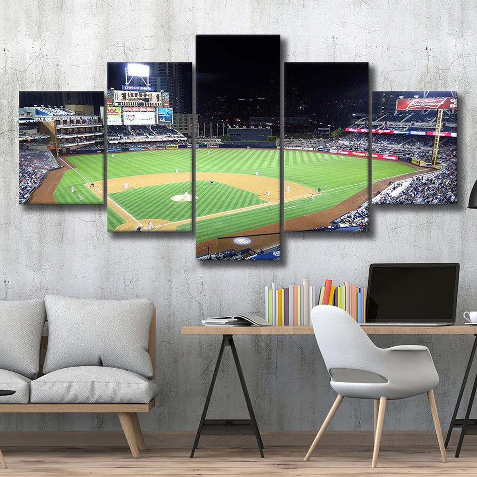 Petco Park Stadium Canvas Prints San Diego Padres Stadium,Multi Panels,Sport Stadium Art Prints, Fan Gift