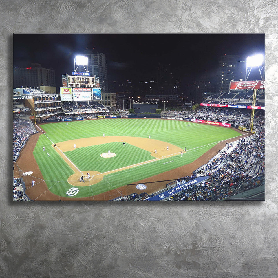 Petco Park Stadium Canvas Prints San Diego Padres Stadium,Sport Stadium Art Prints, Fan Gift, Wall Decor