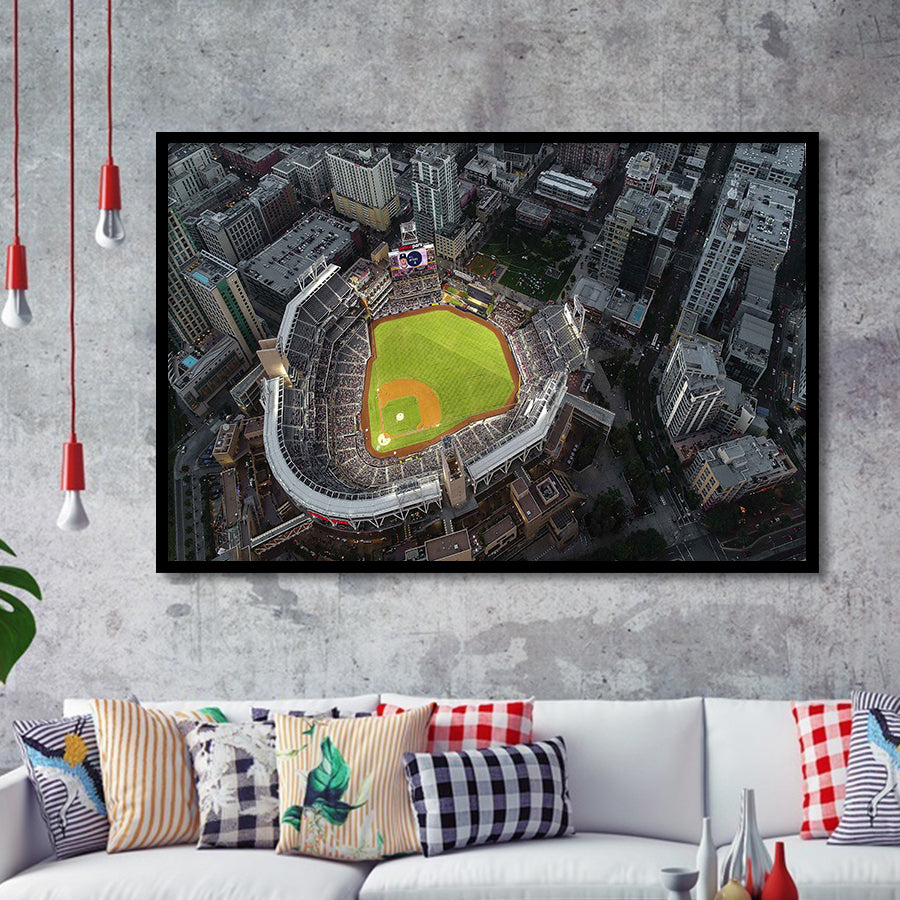 Petco Park Stadium Art Prints San Diego Padres Wall Art,Sport Stadium Art Prints, Fan Gift, Wall Decor