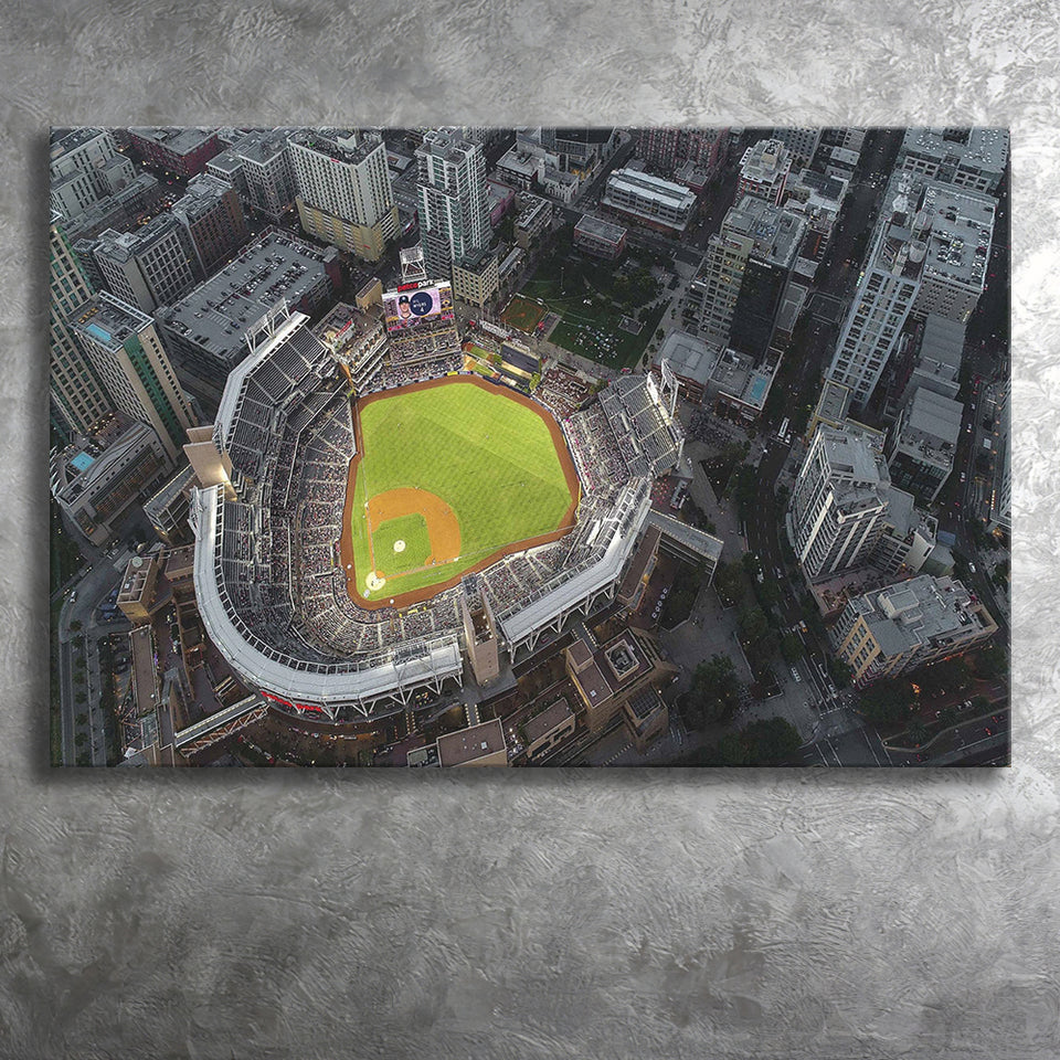 Petco Park Stadium Canvas Prints San Diego Padres Wall Art,Sport Stadium Art Prints, Fan Gift, Wall Decor