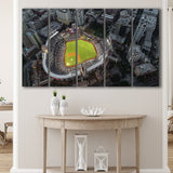 Petco Park Stadium Canvas Prints San Diego Padres Wall Art,Multi Panels B,Sport Stadium Art Prints, Fan Gift