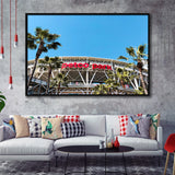 Petco Park Stadium Framed Canvas Prints San Diego Padres,Sport Stadium Art Prints, Fan Gift