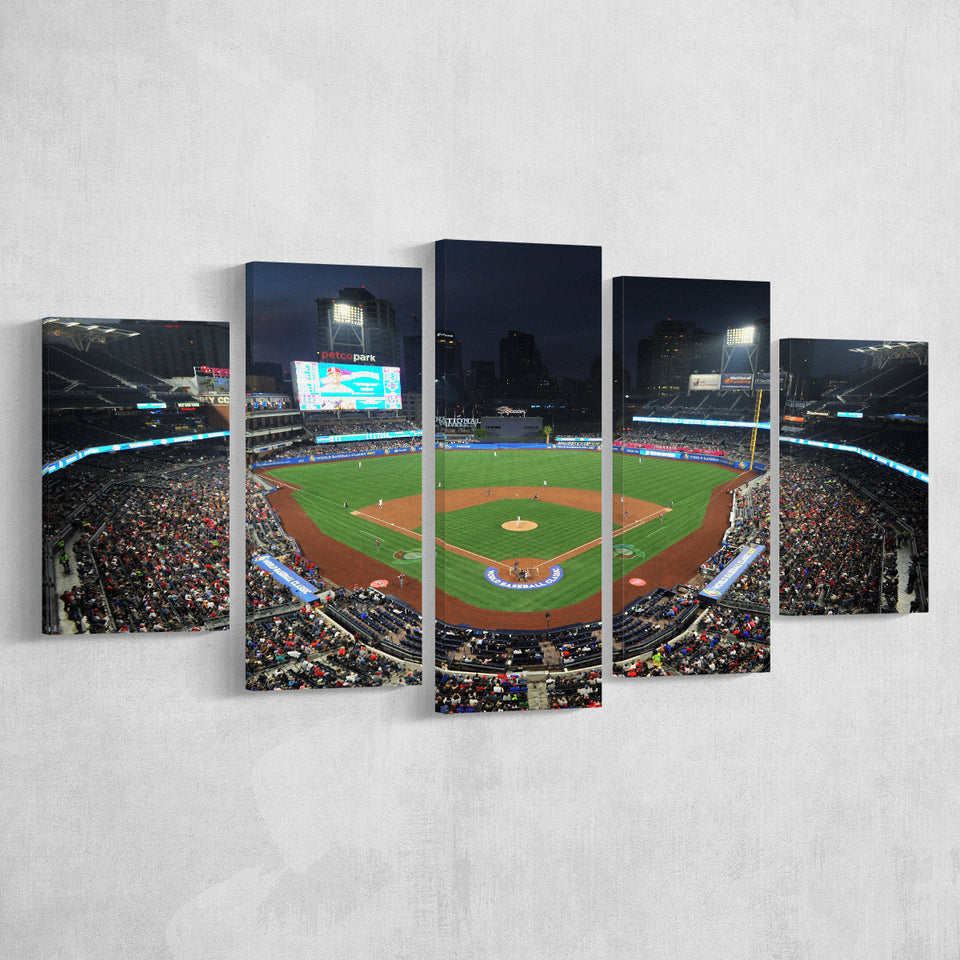 Petco Park, Stadium Canvas, Sport Art, Large Canvas, Multi Panels, Canvas Prints Wall Art Decor