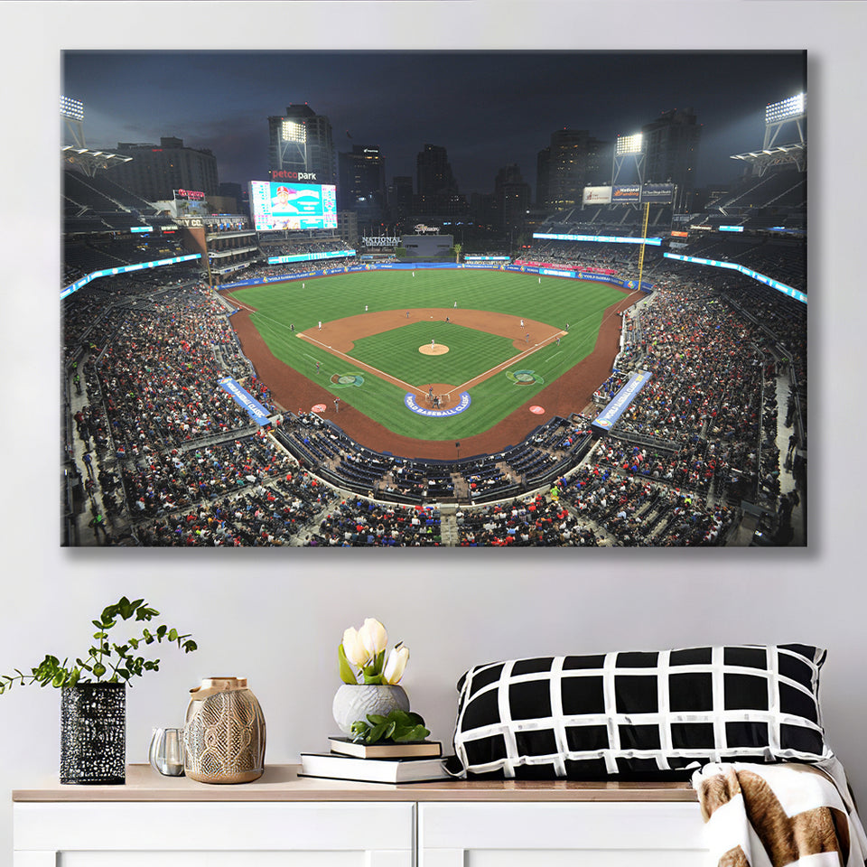 Petco Park, Stadium Canvas, Sport Art, Gift for him, Fan Gift, Canvas Prints Wall Art Decor