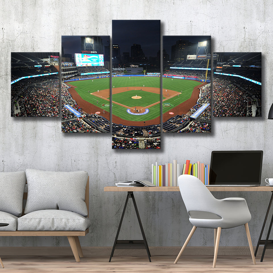 Petco Park, Stadium Canvas, Sport Art, Large Canvas, Multi Panels, Canvas Prints Wall Art Decor