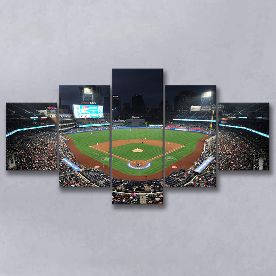 Petco Park, Stadium Canvas, Sport Art, Large Canvas, Multi Panels, Canvas Prints Wall Art Decor