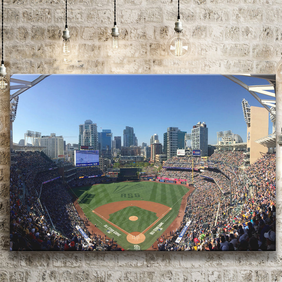 Petco Park in San Diego, Stadium Canvas, Sport Art, Gift for him, Fan Gift, Canvas Prints Wall Art Decor