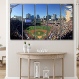 Petco Park in San Diego, Stadium Canvas, Sport Art, Gift for him, Multi Panels B, Canvas Prints Wall Art Decor