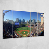 Petco Park in San Diego, Stadium Canvas, Sport Art, Gift for him, Multi Panels B, Canvas Prints Wall Art Decor