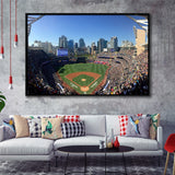 Petco Park in San Diego, Stadium Canvas, Sport Art, Gift for him, Framed Canvas Prints Wall Art Decor, Framed Picture