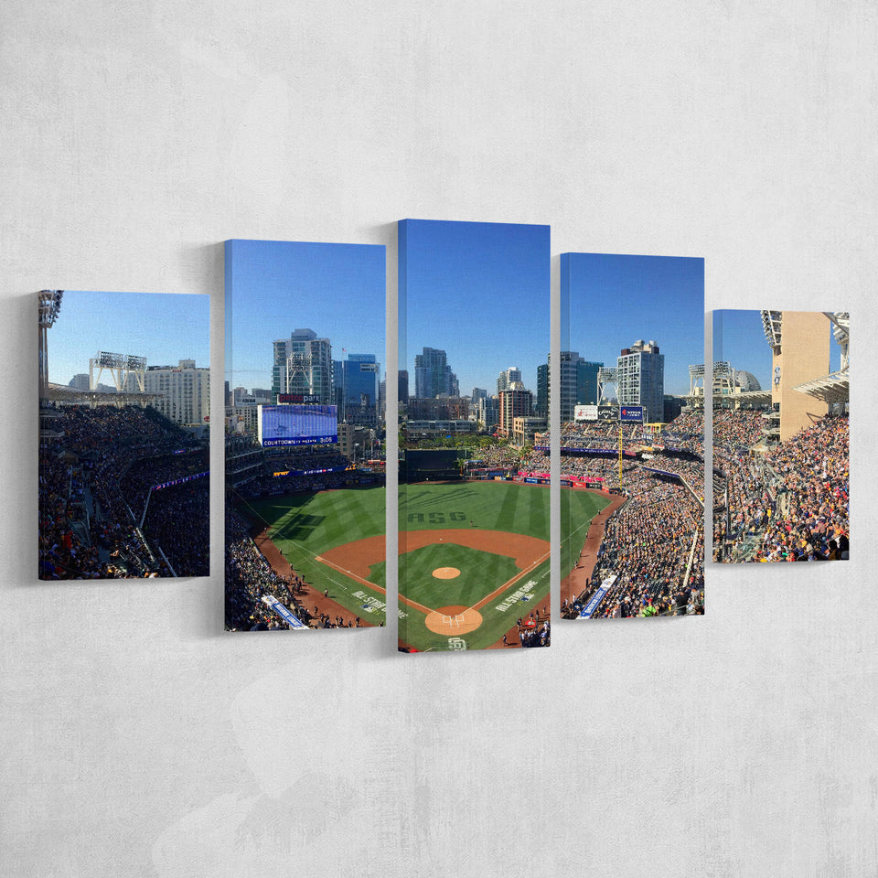 Petco Park in San Diego, Stadium Canvas, Sport Art, Large Canvas, Multi Panels, Canvas Prints Wall Art Decor