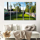 Pga Masters Tournament Augusta 5 Pieces B Canvas Prints Wall Art - Painting Canvas, Multi Panel