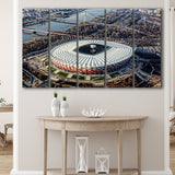 Pge Narodowy Stadium, Stadium Canvas, Sport Art, Gift for him,100 Multi Panels B, Canvas Prints Wall Art Decor