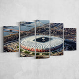 Pge Narodowy Stadium, Stadium Canvas, Sport Art, Large Canvas,V1 Multi Panels, Canvas Prints Wall Art Decor