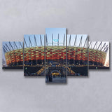 Pge Narodowy Stadium, Stadium Canvas, Sport Art, Large Canvas, Multi Panels, Canvas Prints Wall Art Decor