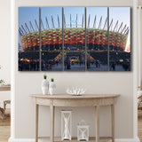 Pge Narodowy Stadium, Stadium Canvas, Sport Art, Gift for him, Multi Panels B, Canvas Prints Wall Art Decor