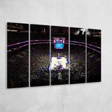Philadelphia 76ers Stadium Canvas Prints Wells Fargo Center Wall Art,Multi Panels B,Sport Stadium Art Prints, Fan Gift
