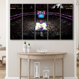 Philadelphia 76ers Stadium Canvas Prints Wells Fargo Center Wall Art,Multi Panels B,Sport Stadium Art Prints, Fan Gift