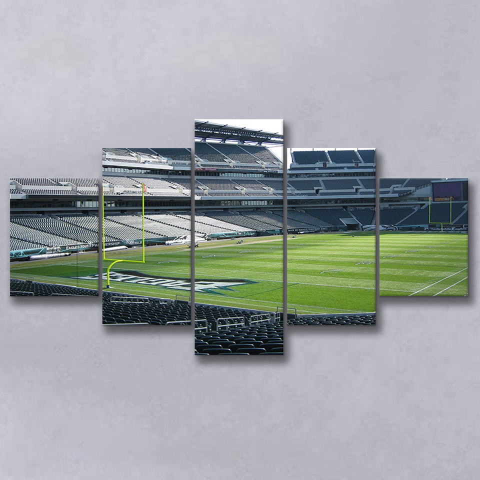 Philadelphia Eagles Stadium Canvas Prints Lincoln Financial Field Stadium Wall,Multi Panels,Sport Stadium Art Prints, Fan Gift