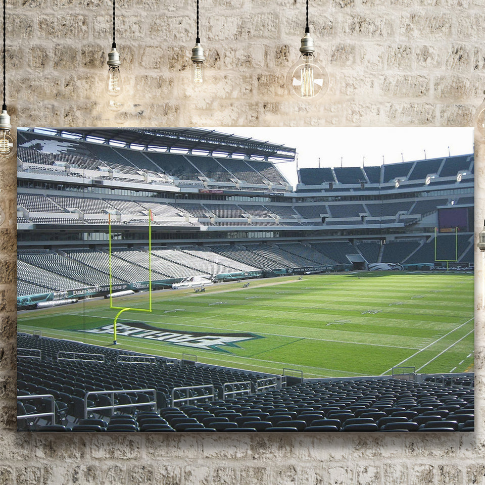 Philadelphia Eagles Stadium Canvas Prints Lincoln Financial Field Stadium Wall,Sport Stadium Art Prints, Fan Gift, Wall Decor