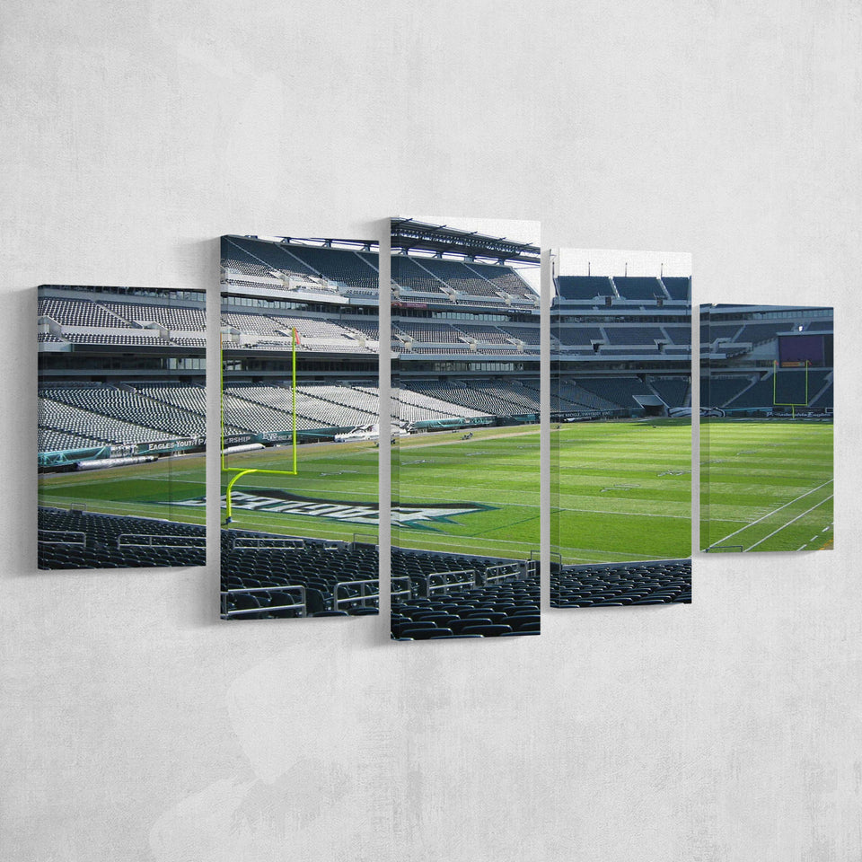 Philadelphia Eagles Stadium Canvas Prints Lincoln Financial Field Stadium Wall,Multi Panels,Sport Stadium Art Prints, Fan Gift