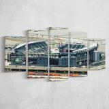 Philadelphia Eagles Stadium Canvas Prints Lincoln Financial Field Wall Art,Multi Panels,Sport Stadium Art Prints, Fan Gift