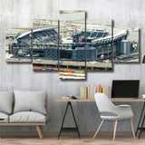 Philadelphia Eagles Stadium Canvas Prints Lincoln Financial Field Wall Art,Multi Panels,Sport Stadium Art Prints, Fan Gift