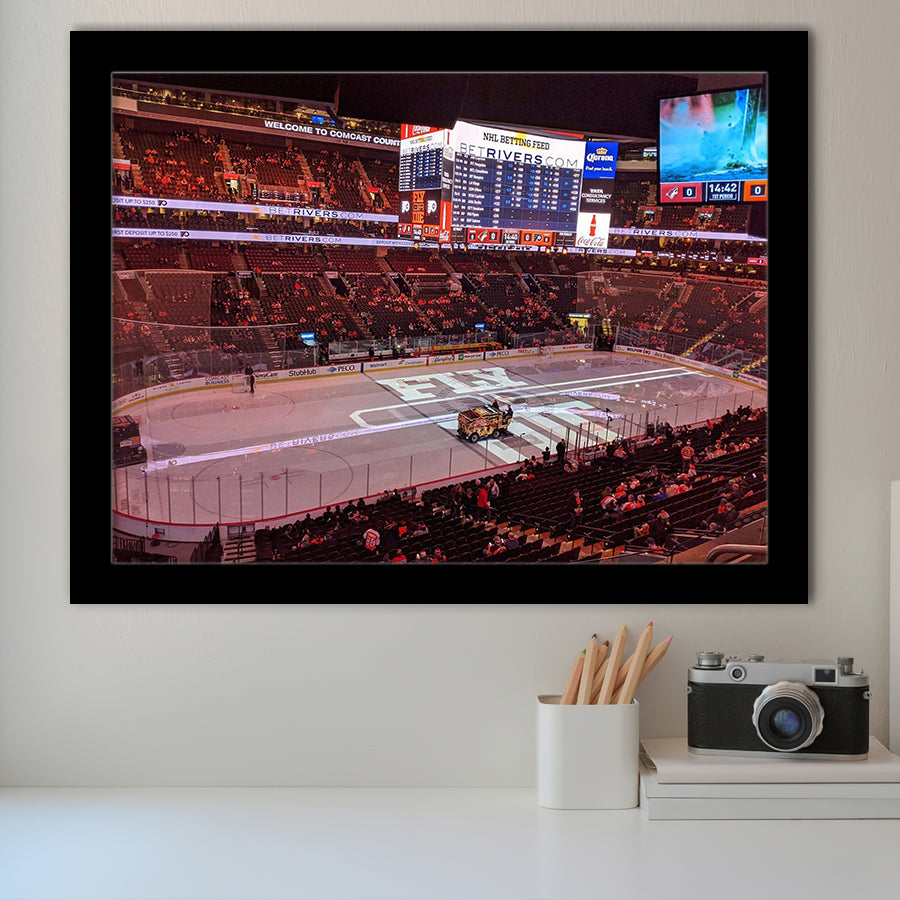 Philadelphia Flyers Stadium Art Prints Wells Fargo Center Wall Art,Sport Stadium Art Prints, Fan Gift, Wall Decor