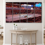 Philadelphia Flyers Stadium Canvas Prints Wells Fargo Center Wall Art,Multi Panels B,Sport Stadium Art Prints, Fan Gift