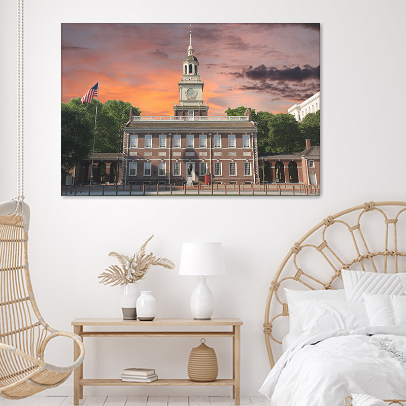 Philadelphia Independence National Park Canvas Wall Art - Canvas Prints, Prints for Sale, Canvas Painting, Canvas On Sale