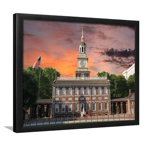 Philadelphia Independence National Park Framed Wall Art Prints - Framed Prints, Prints for Sale, Framed Art