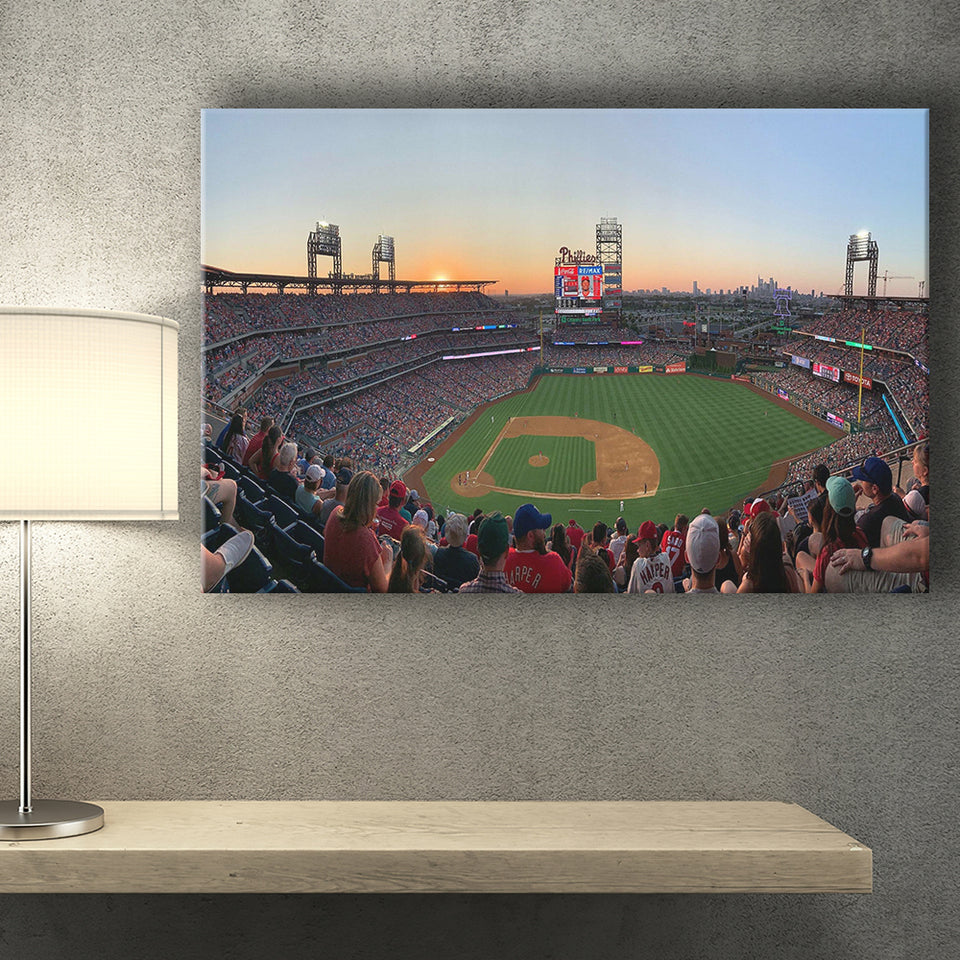 Philadelphia Phillies Wall Art Citizens Bank Park Stadium Canvas Prints,Sport Stadium Art Prints, Fan Gift, Wall Decor