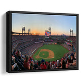 Philadelphia Phillies Wall Art Citizens Bank Park Stadium Framed Canvas Prints,Sport Stadium Art Prints, Fan Gift